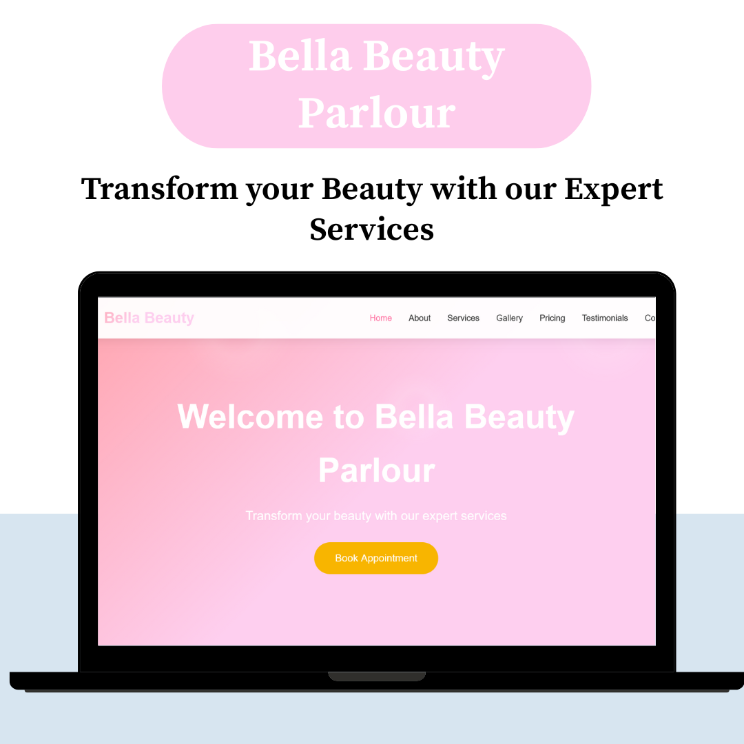 Bella Beauty Parlour Website